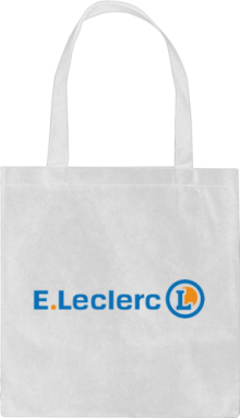 tote bag tissu publicitaire E.Leclerc