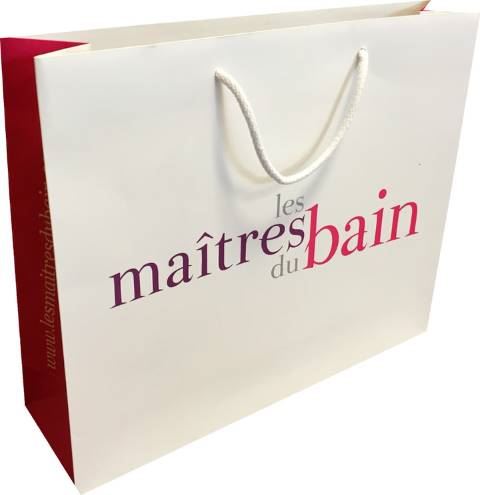 sac papier luxe les maîtres du bain