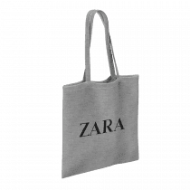 Tote bag prêt-à-porter en coton modèle ZARA