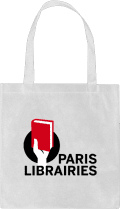 Tote bag librairie en tissu modèle PARIS LIBRAIRIES