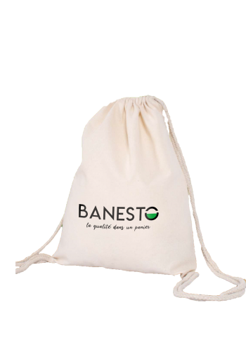 Sachet coton avec lacet modèle BANESTO